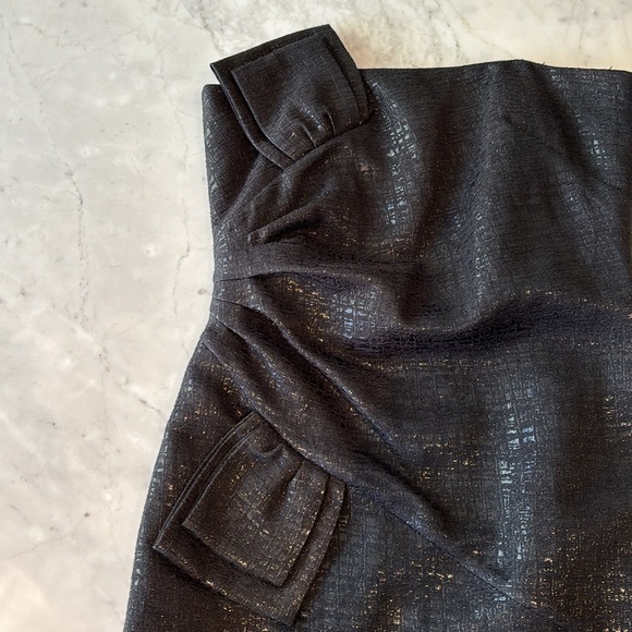 Laundry by Shelli Segal Black Strapless Dress Size 2 - Picture 3 of 8